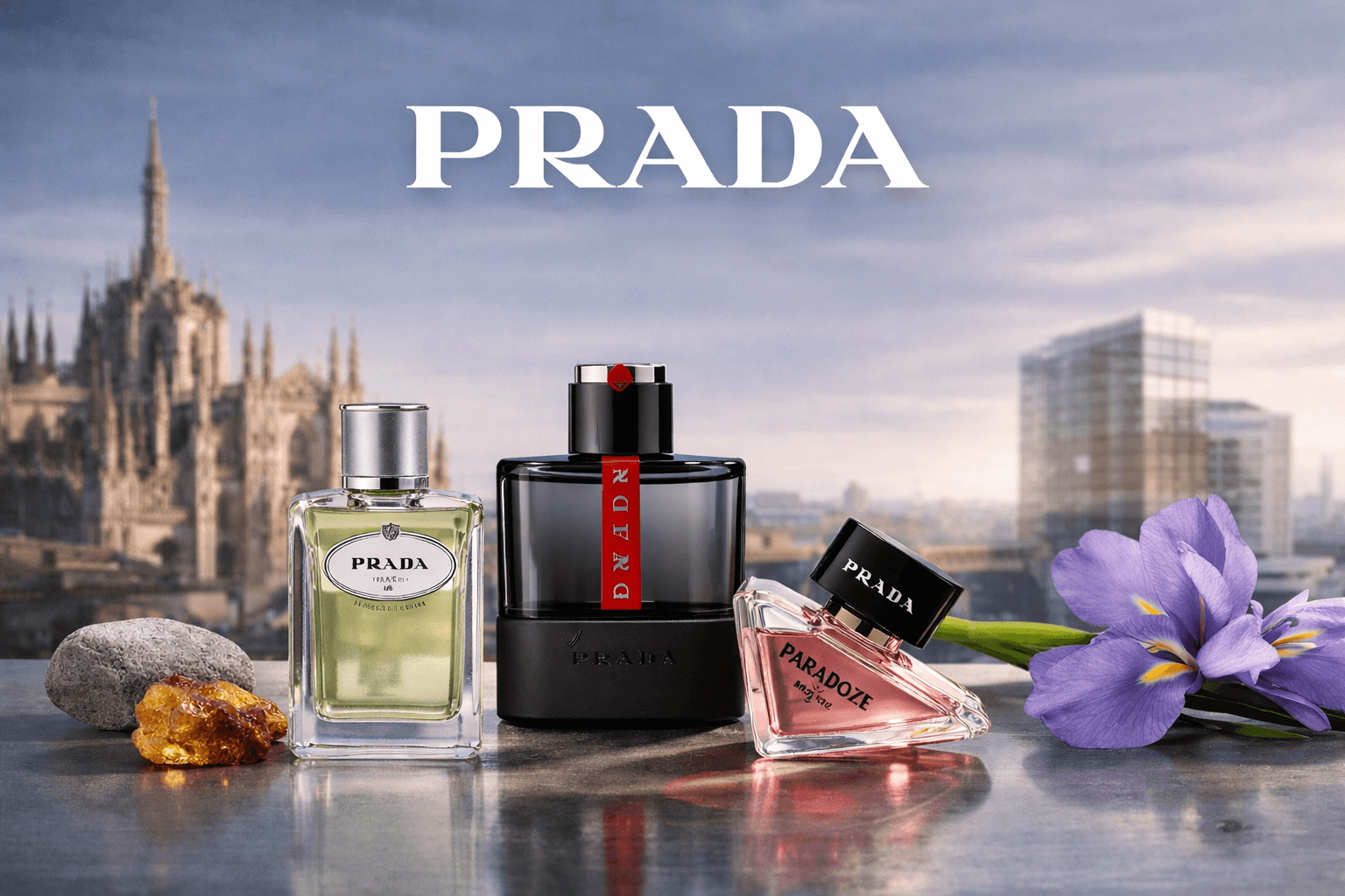 Thương Hiệu Nước Hoa Prada – Khi Trí Tuệ Ý Giao Thoa Với Nghệ Thuật Mùi Hương