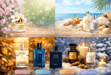Cách chọn nước hoa theo mùa (Xuân – Hè – Thu – Đông) | Hướng dẫn chi tiết từ chuyên gia